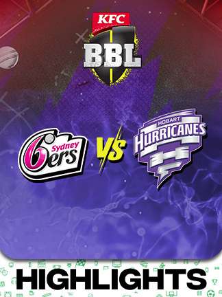 BBL 2025-26 highlights - Sydney Sixers vs Hobart Hurricanes