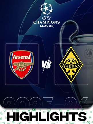 UCL 2025/26 - Arsenal vs Kairat Almaty