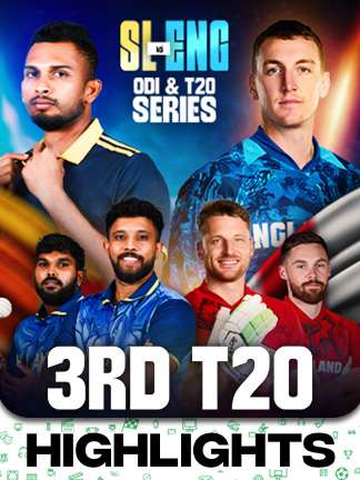 England vs Sri Lanka Highlights - 3rd T20I