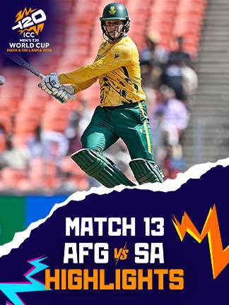 South Africa vs Afghanistan - 13th Match Highlights