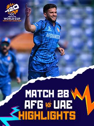 Afghanistan vs UAE - 28th Match Highlights