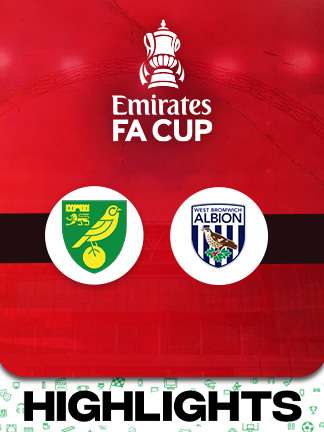 FA Cup 2025/26 - Norwich City vs West Bromwich Albion