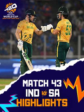 India vs South Africa - 43rd Match Highlights