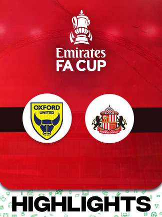 FA Cup 2025/26 - Oxford United vs Sunderland