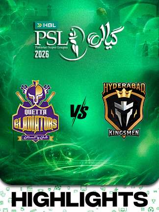 Quetta Gladiators vs Hyderabad Kingsmen - Highlights