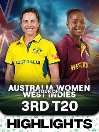 Australia W vs West Indies W - 3rd T20I Highlights
