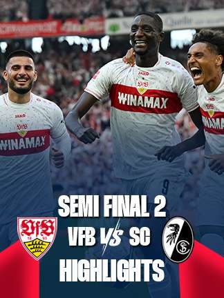 DFB Pokal Football - VfB Stuttgart vs SC Freiburg - Semi Final 2