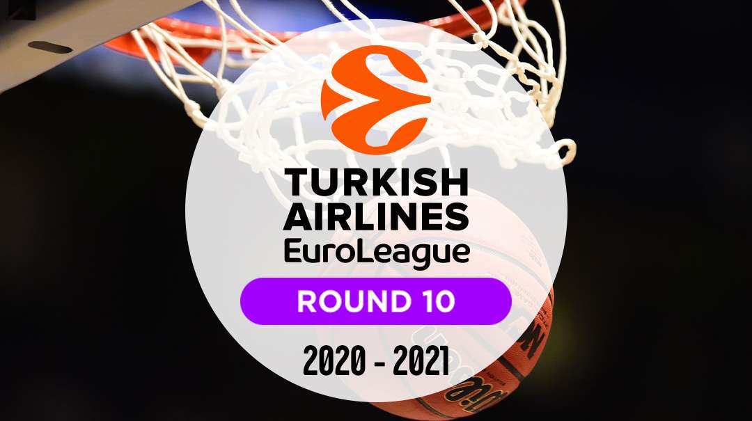Watch Round 10 EuroLeague BasketBall 20/21 Online TapmadTV