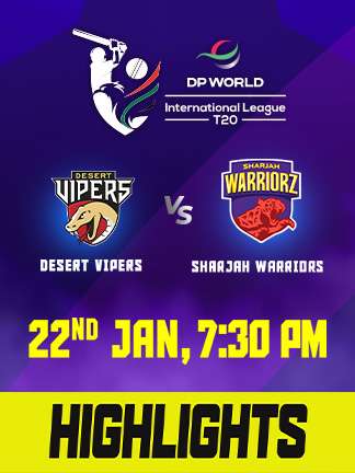 ILT20 2024-25 highlights - Desert Vipers vs Sharjah Warriors