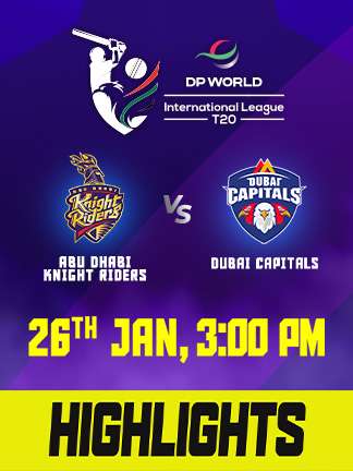 ILT20 2025 highlights -  Abu Dhabi Knight Riders vs Dubai Capitals