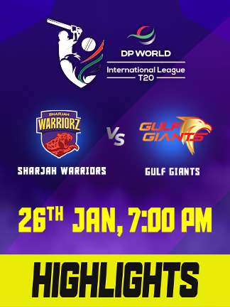 ILT20 2025 highlights - Sharjah Warriors vs Gulf Giants