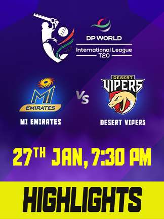 ILT20 2025 highlights - Desert Vipers vs MI Emirates