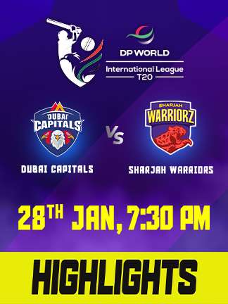 ILT20 2025 highlights - Dubai Capitals vs Sharjah Warriors