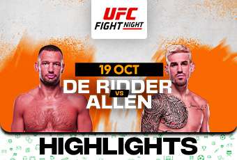 UFC Fight Night - De Ridder vs Allen