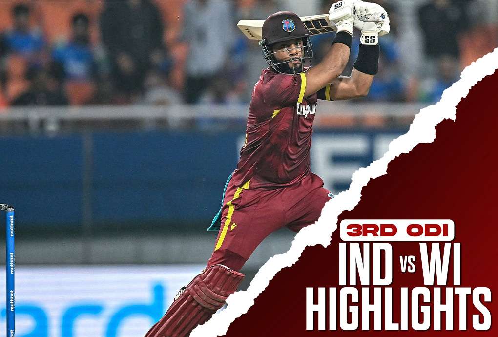 India vs West indies - 3rd ODI - Highlights