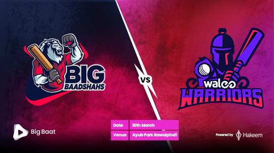 Big Badshah vs Walee Warriors Live
