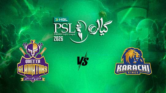 Quetta Gladiators vs Karachi Kings Live
