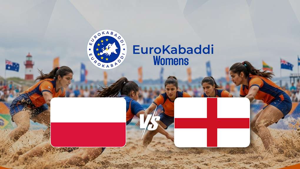 Poland vs England - W | Euro Beach Kabaddi Championship 2026