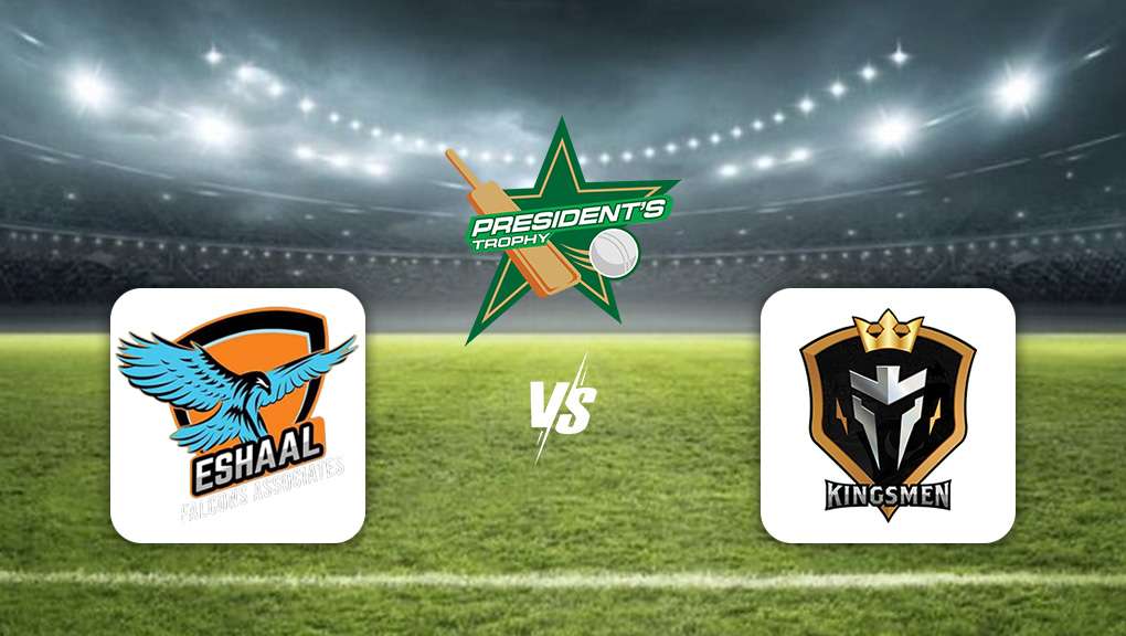 Watch Eshaal Associates vs Kingsmen live free stream | tapmad