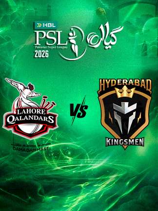 Lahore Qalandars vs Hyderabad Kingsmen Live