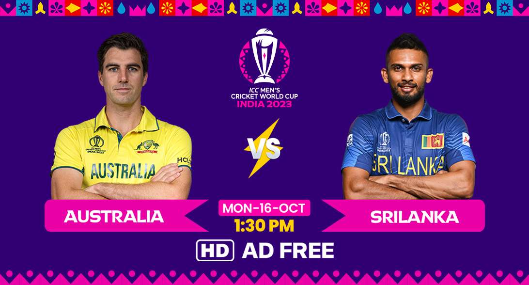 Watch Australia Vs Sri Lanka Live Stream in HD | Cricket World Cup 2023 | AD - Free