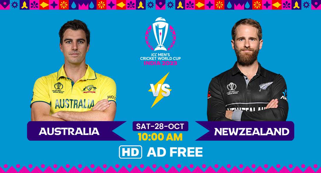 Where to watch Australia Vs New Zealand Live Stream in HD | Cricket World Cup 2023 | AD - Free