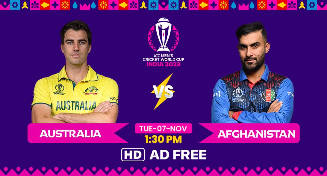 How to Watch Australia Vs Afghanistan Live Stream in HD | Cricket World Cup 2023 | AD-Free
