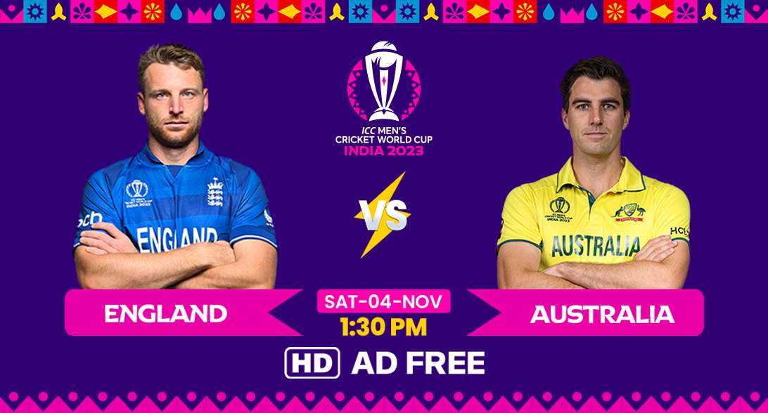 How to Watch England Vs Australia Live Stream in HD | Cricket World Cup 2023 | AD-Free