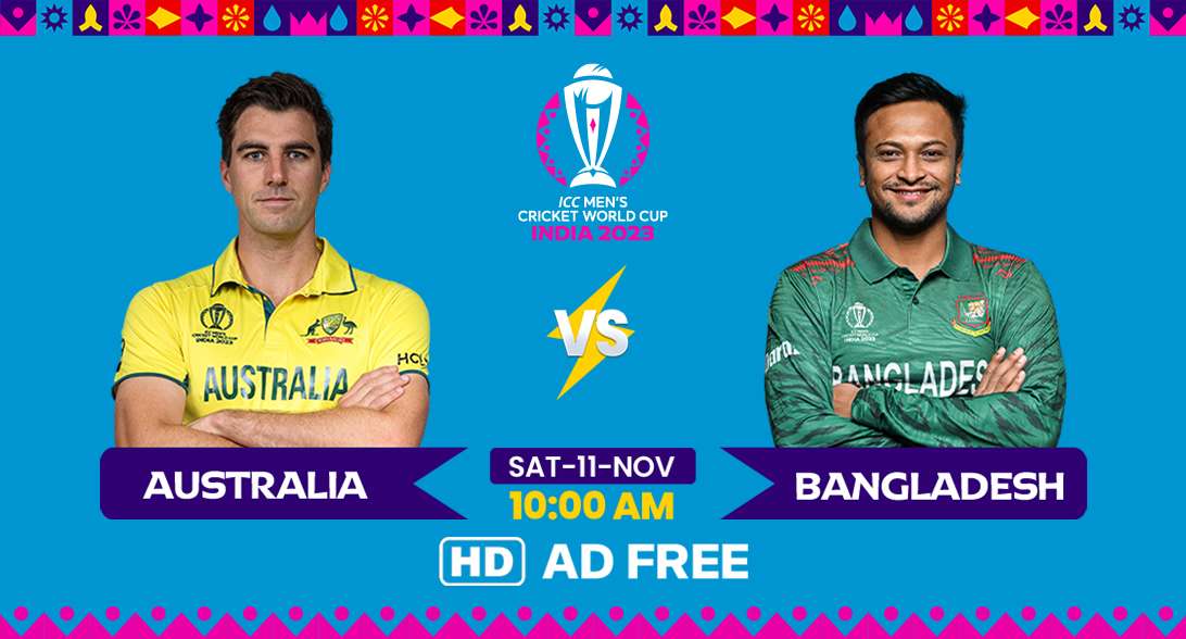 How To Watch Australia Vs Bangladesh Live Stream in HD | Cricket World Cup 2023 | AD-Free