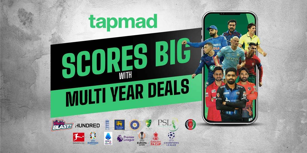 tapmad Scores Big: The Ultimate Destination for Sports Fans with Multi-Year Rights and Diverse Content Lineup!