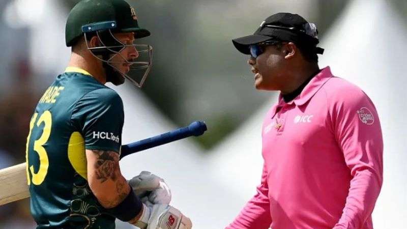 Matthew Wade Gets Into Hot Water After Quarrelling With The Umpire