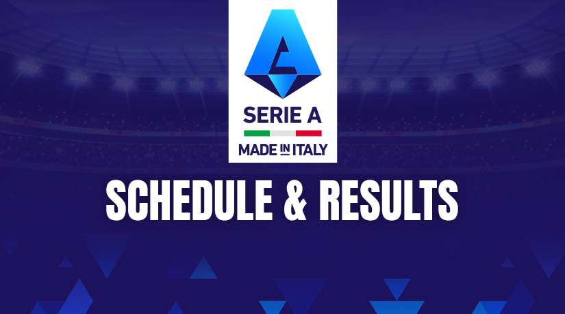 Serie A Schedule, Live Streaming, Stats, & Results