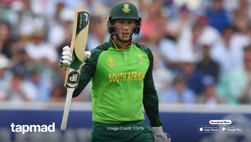 Rassie van der Dussen appointed captain for South Africa’s Tri-Series in Zimbabwe