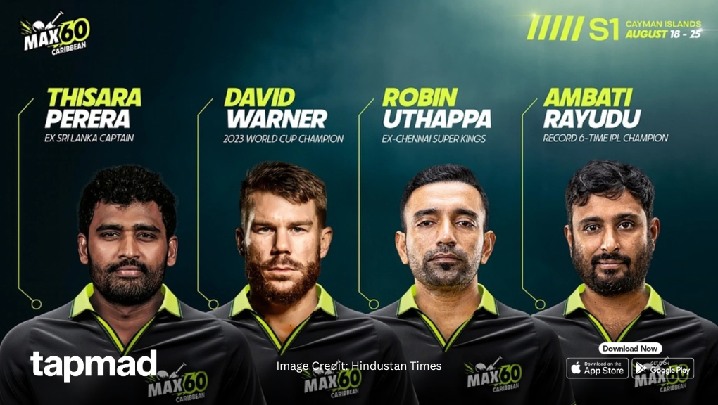 Top Pakistani Players to Watch in Max60 Caribbean Season 2