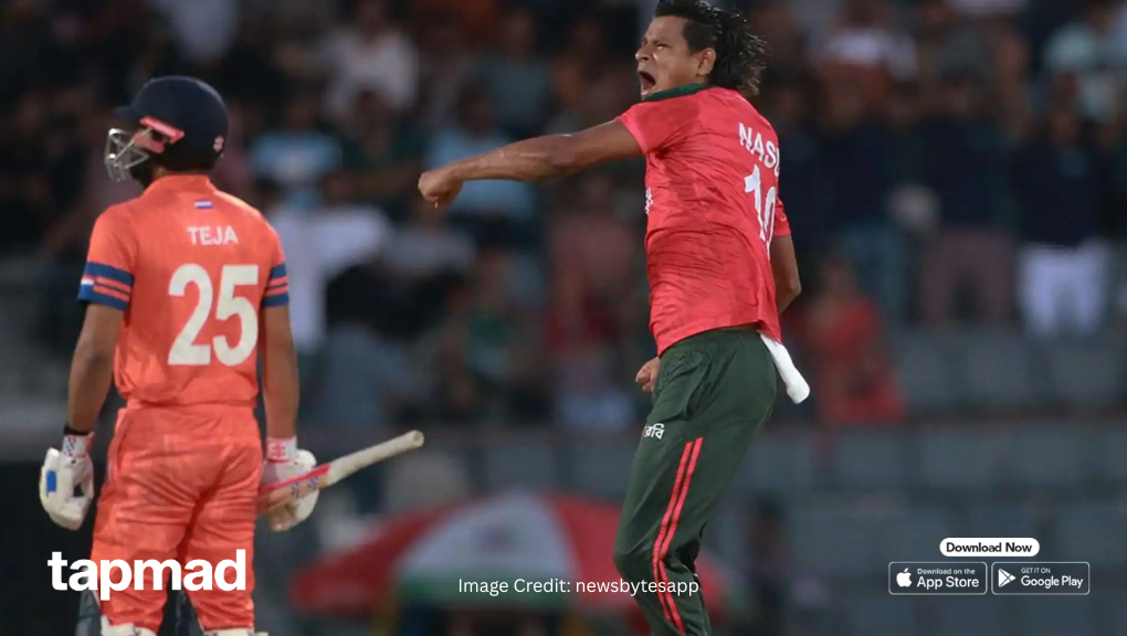 Nasum Ahmed’s 3 Wickets Help Bangladesh Win Big Over Netherlands