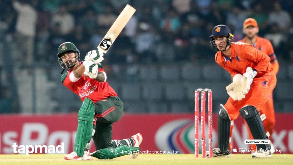 Rain Denies Bangladesh Clean Sweep as Litton Das Shines in Sylhet