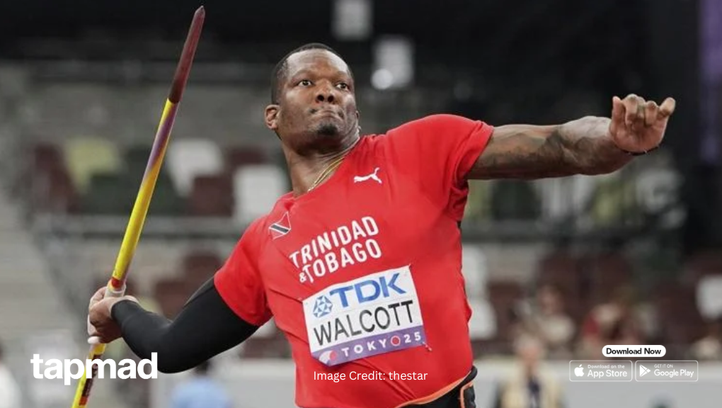 Trinidad’s Walcott Grabs Javelin Gold at World Athletics Championship Final