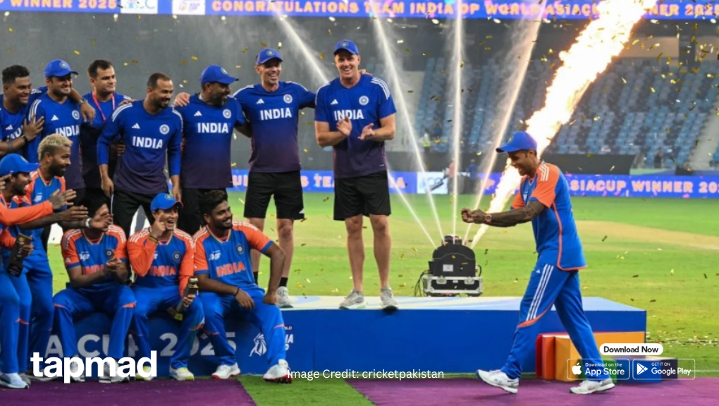 Post-Match Presentation Ceremony Concludes as India Refuses to Take Trophy from ACC President