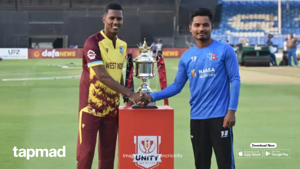Nepal Creates History in 1st T20I Against West Indies