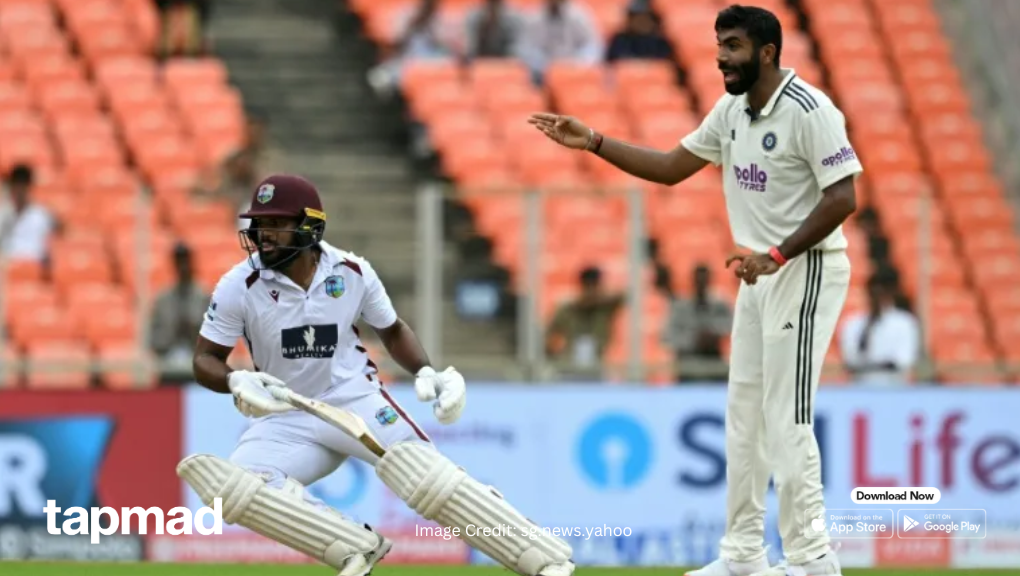 Siraj & Bumrah Strikes As India Rock West Indies Early In Ahmedabad