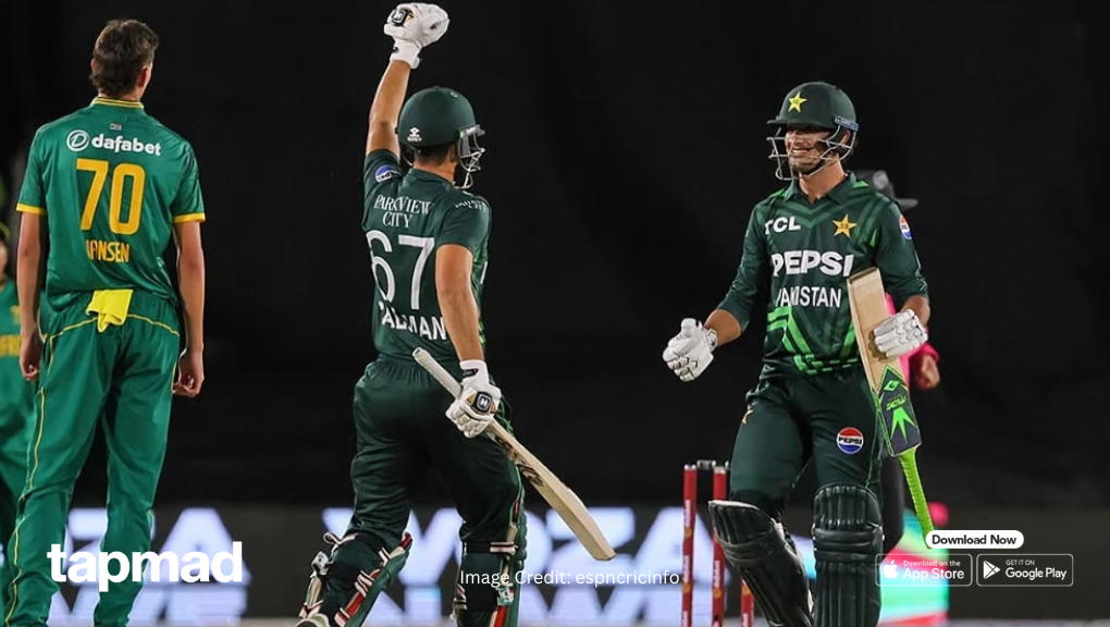 Watch South Africa Tour of Pakistan 2025 Live on tapmad - Full Coverage