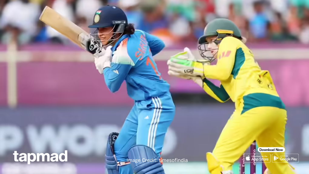 Mandhana, Rawal Power India Women to Strong Total Against Australia