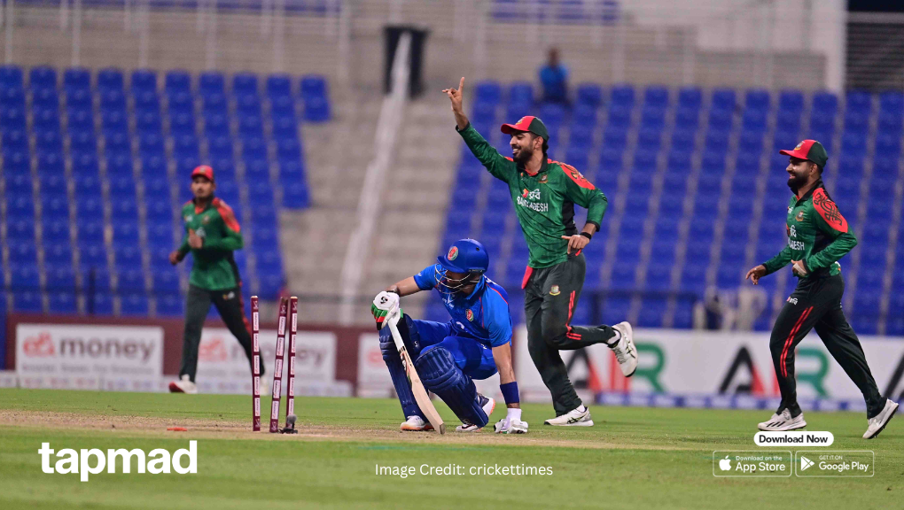 Zadran, Nabi Fireworks Take Afghanistan to 293 Against Bangladesh in 3rd ODI