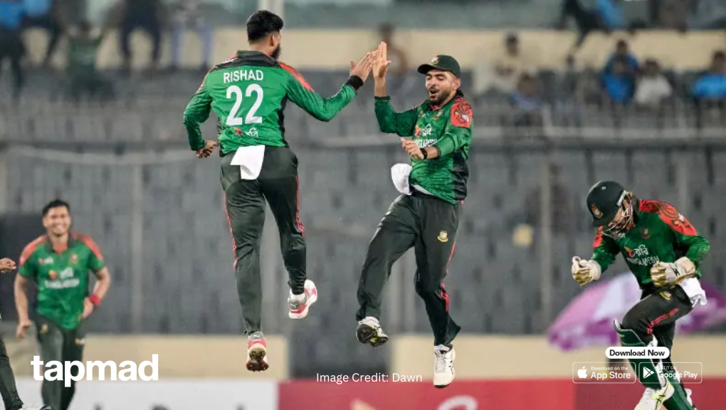 Rishad Hossain Stars as Bangladesh Defeats West Indies in 1st ODI