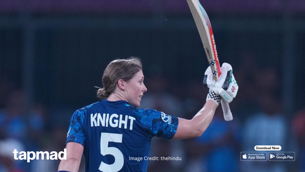 Knight’s Century Shines but India Fight Back to Keep Chase Alive at Indore