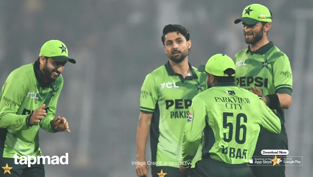 Abrar and Naseem took three wickets as SA posted a target of 264 runs for Pakistan