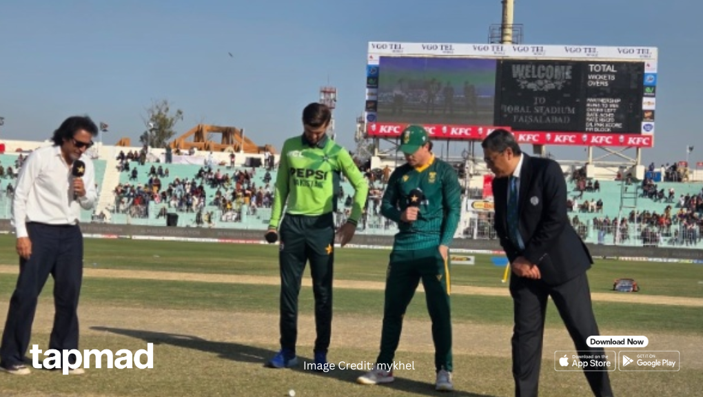 PAK vs SA 2nd ODI: Pakistan Opt to Bat First at Iqbal Stadium