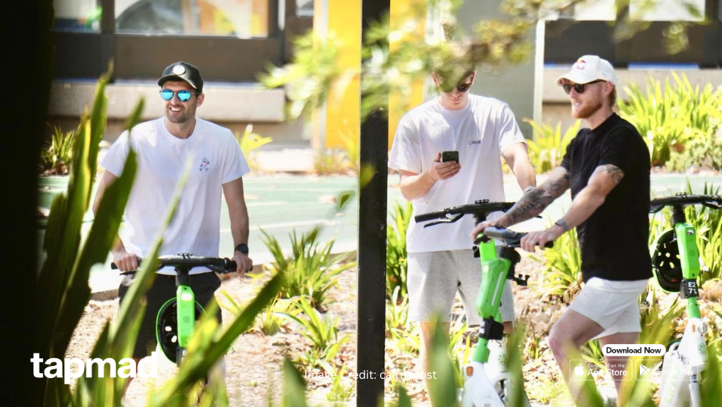 England Trio Face Police Risk After Helmetless Scooter Ride in Brisbane
