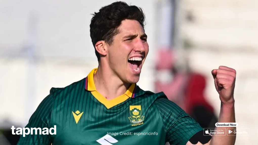 Nandre Burger Suffers Hamstring Injury While Bowling During Raipur ODI