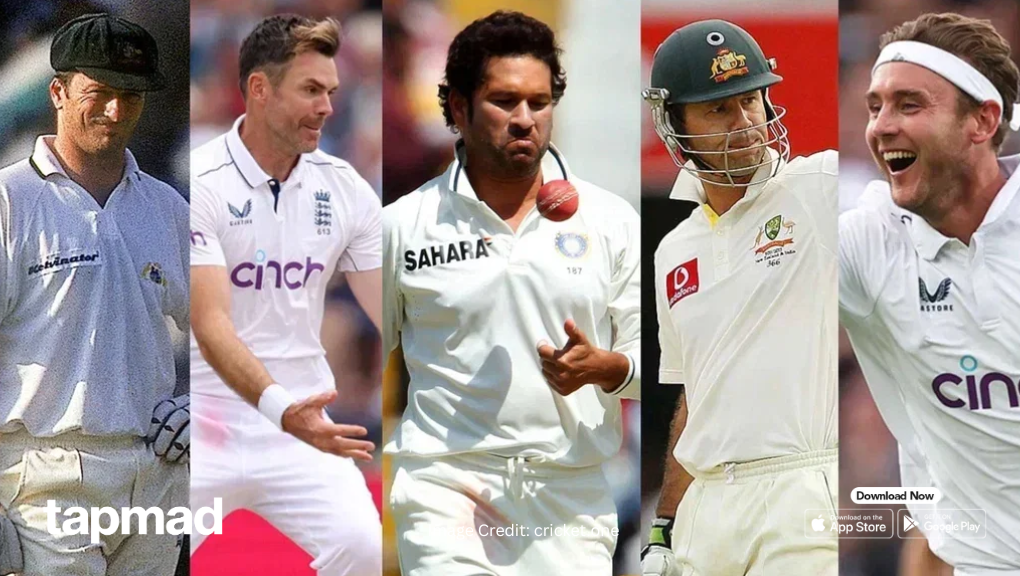 Top 10 Players with the Most Test Matches, All-Time Cricket Legends